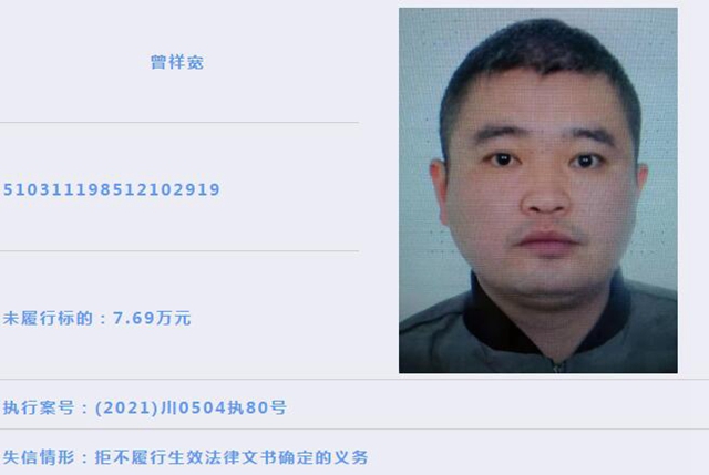 龙马潭区人民法院 | 失信被执行人曝光(2021年第1期)(图28) 龙马潭区人民法院 | 失信被执行人曝光(2021年第1期)(图28)