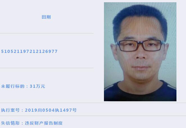 龙马潭区人民法院 | 失信被执行人曝光(2021年第1期)(图27) 龙马潭区人民法院 | 失信被执行人曝光(2021年第1期)(图27)