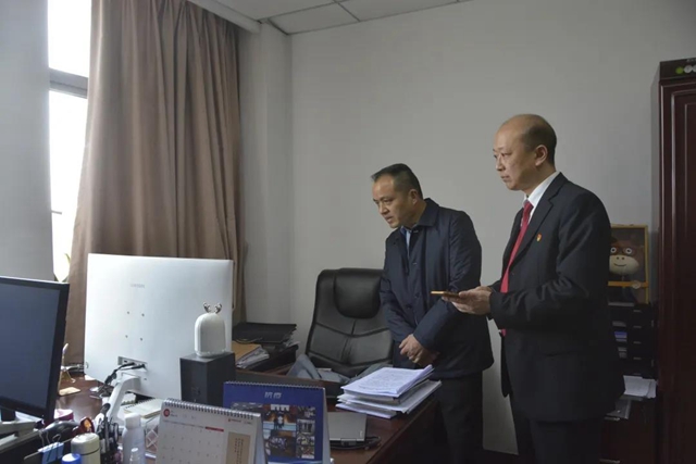 省政法队伍教育整顿第四指导组检查指导江阳法院教育整顿工作(图5) 省政法队伍教育整顿第四指导组检查指导江阳法院教育整顿工作(图5)