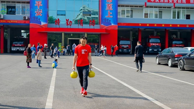 队站开放丨泸州消防迎来了这批“特殊朋友”(图8)