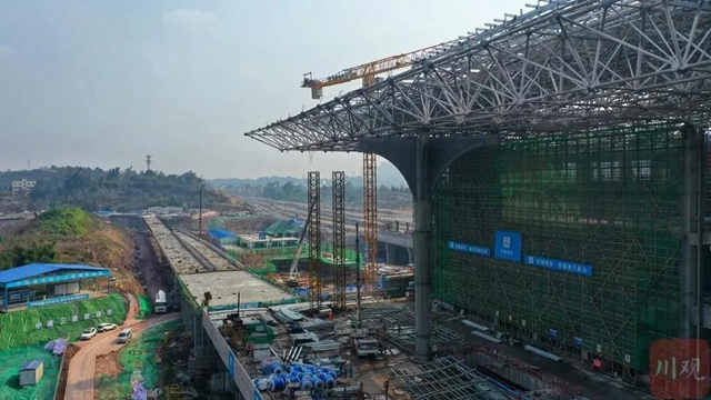 川南城际铁路内自泸段正式命名为绵泸高铁内自泸段，沿线站点公布(图2)