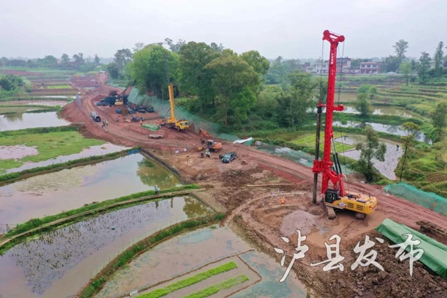 渝昆高铁泸县段最新进展来了！(图2)