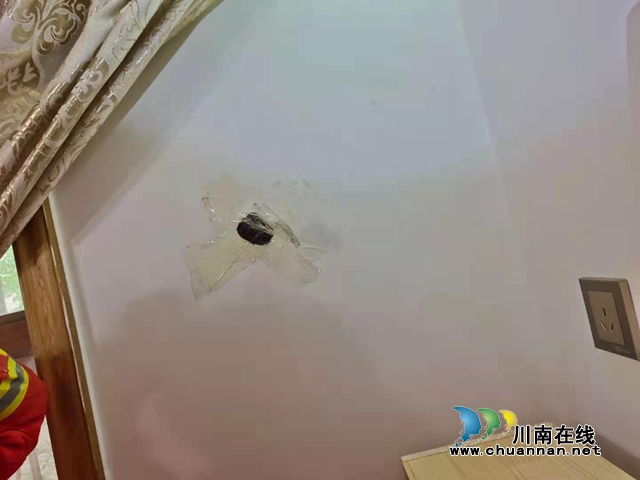 泸州一小区住宅上演“蛇出没”，消防队员巧妙捉蛇放生(图2)