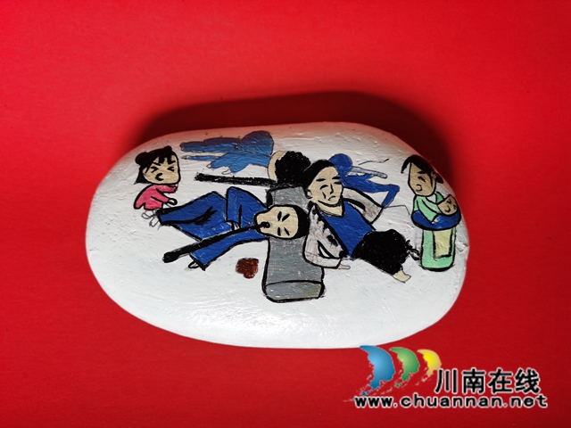 剪纸＋石绘漫画 泸县海潮镇学校“三举措”深入开展禁毒教育(图5)