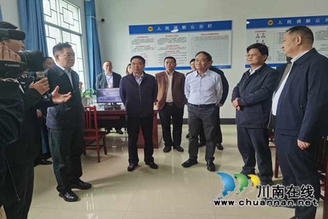 川渝两地政协领导调研泸州市边界联调工作