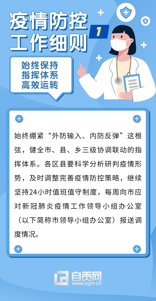 自贡发布最新疫情防控工作细则(图2)
