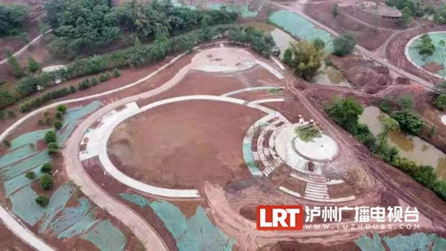有50个足球场大！泸州高铁站对面公园年内建成(图2)
