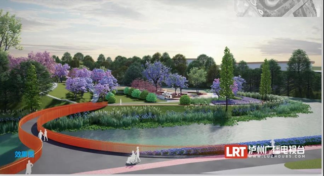 有50个足球场大！泸州高铁站对面公园年内建成(图6)