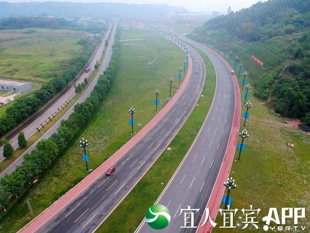宜宾三江新区志城大道通车了！