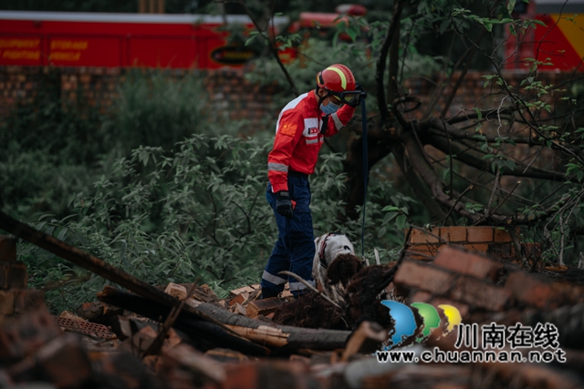四川警察学院师生参加“应急使命·2021”抗震救灾演习(图3)
