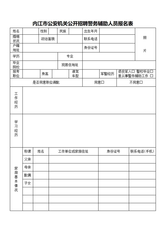 30名！内江市公安局市中区分局招聘辅警啦，等你加入！(图3)