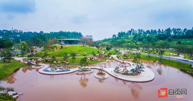 自贡主城区再添绿地公园！已向市民开放，就在这里！(图3)
