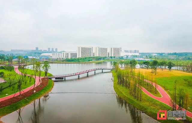 自贡主城区再添绿地公园！已向市民开放，就在这里！(图5)