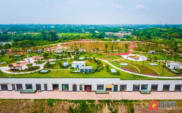 自贡主城区再添绿地公园！已向市民开放，就在这里！(图9)