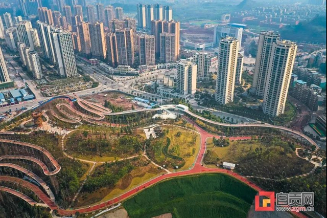 自贡主城区再添绿地公园！已向市民开放，就在这里！(图10)