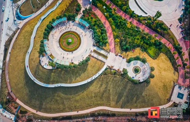 自贡主城区再添绿地公园！已向市民开放，就在这里！(图11)