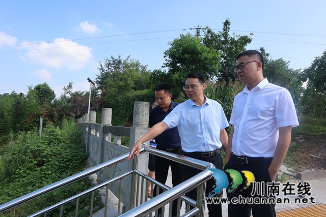 章磊到泸县云龙镇督导河长制工作