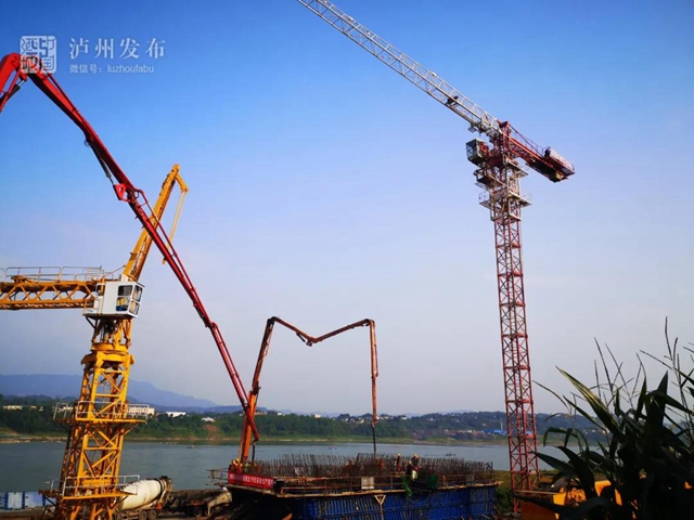 主墩桩基全部完成施工！合江这座长江大桥进度刷新(图3)