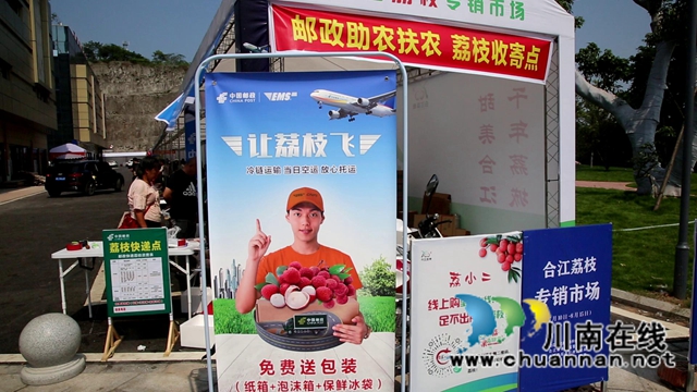 又是一年荔枝红！合江：又见荔枝红，市场销售忙(图3)
