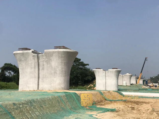 加速度丨渝昆高铁川渝段首座桥梁完成主体施工(图1)