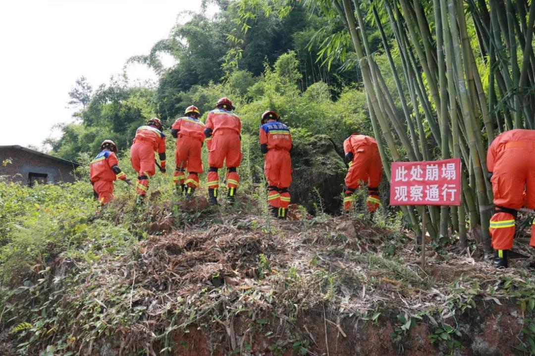 纳溪区举行2021年突发地质灾害应急抢险双盲演练(图4)