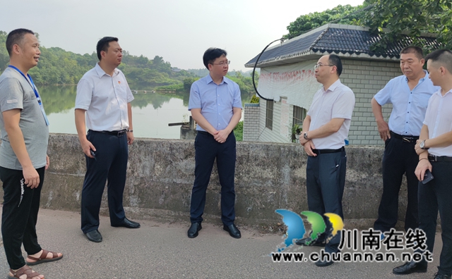 陈枫率队督导泸县海潮河河长制工作