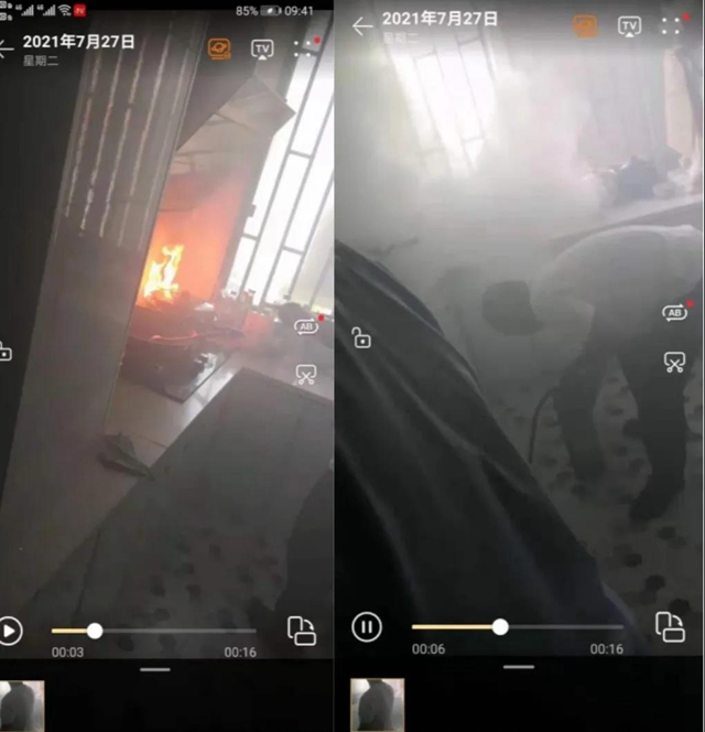 差点遭得惨！泸州一老人煮着花生就出门，结果烧起了！