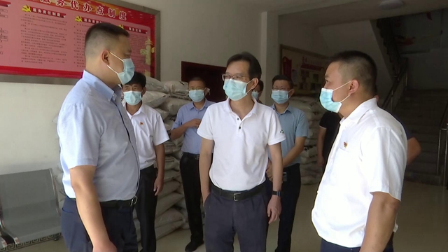 郭庆带队到合江县督导森林防灭火工作