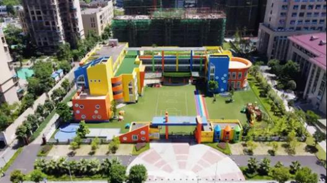 赞！高空下龙马潭的这些学校真美！(图9)