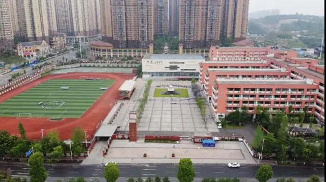 赞！高空下龙马潭的这些学校真美！(图3)