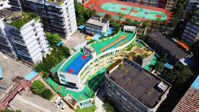 赞！高空下龙马潭的这些学校真美！(图10)