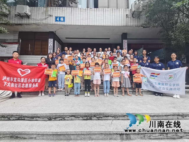 民盟泸州市龙马潭区基层委员会：四色暑期系列活动助力青少年健康成长