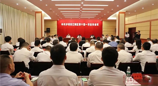 江阳新一届区委领导班子选举产生，杨长缨当选书记