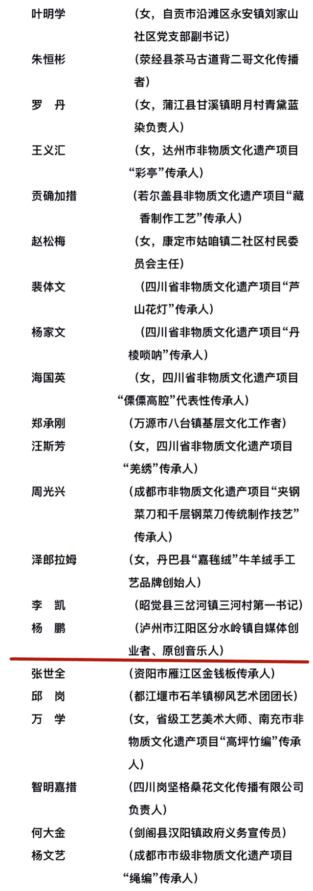 四川公布拟通报表扬名单！泸州这些魅力乡镇、乡土文化能人上榜(图6)