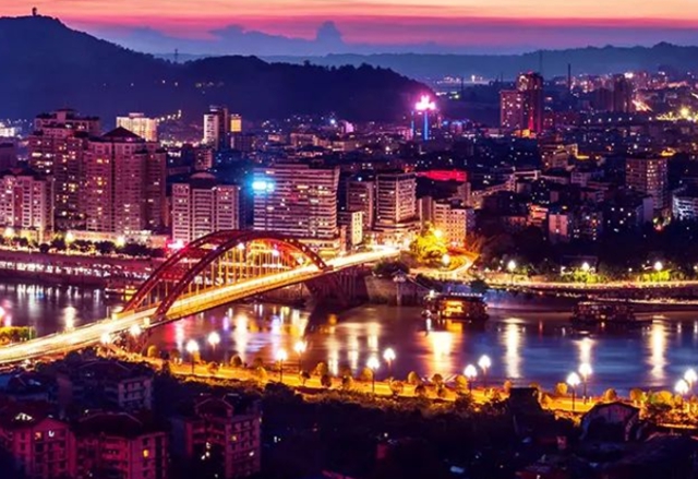 盛世华诞｜宜宾夜景(图2)