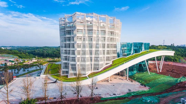 一期竣工！自贡这个城市新地标颜值太高(图2)
