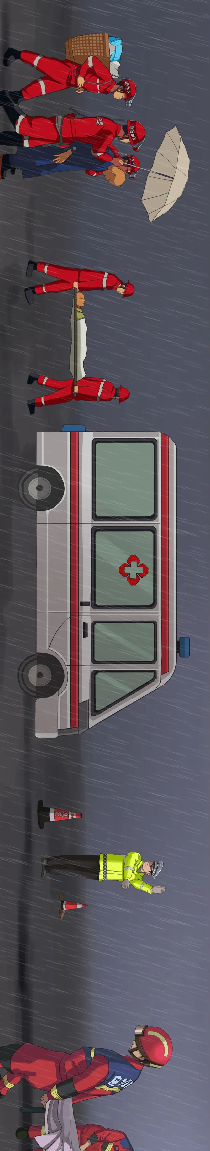 震撼！手绘长卷，回顾泸县不平凡的一个月(图8)