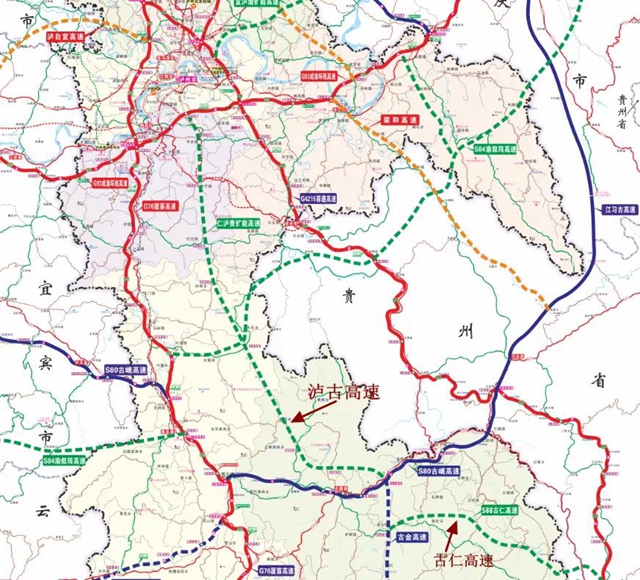 古蔺将新增两条高速公路(图1)