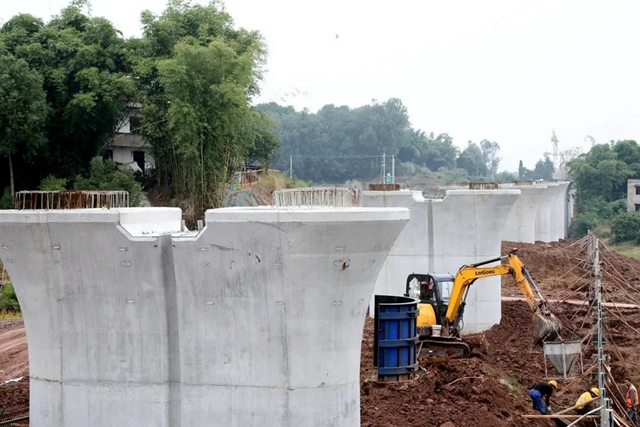 双线350km/h！渝昆高铁泸县段最新进展来啦！(图3)