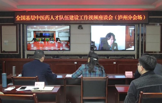 四川省唯一市州参会，泸州市在全国基层中医药人才队伍建设座谈会上作交流发言