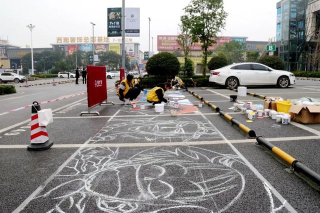 潮 ！龙马潭这个停车场美翻了(图17)