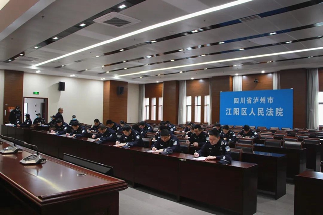 超硬核！直击江阳法院司法警察实战化考核验收现场(图2)