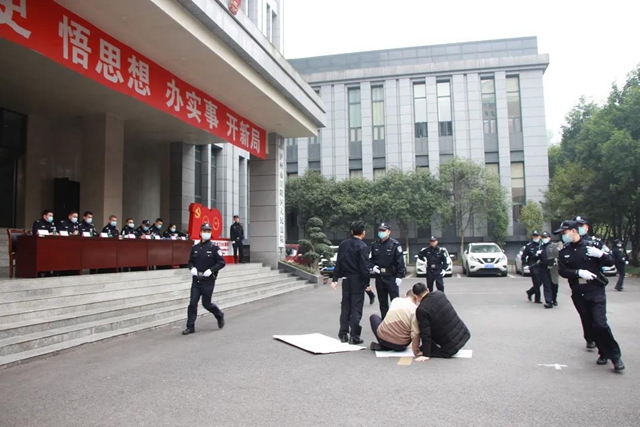 超硬核！直击江阳法院司法警察实战化考核验收现场(图29)