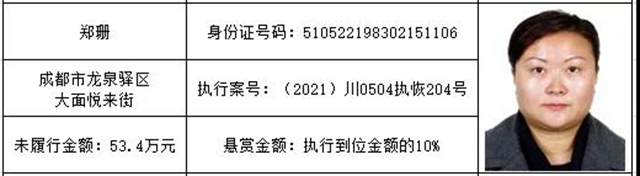 感受公平正义 | 单笔最高“49万元”的悬赏礼包来啦!快来提供财产线索吧!(图17) 感受公平正义 | 单笔最高“49万元”的悬赏礼包来啦!快来提供财产线索吧!(图17)