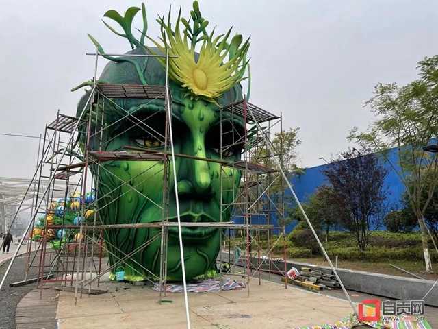 快看！自贡灯会网红灯组《生命之树》搬新家啦！(图4)