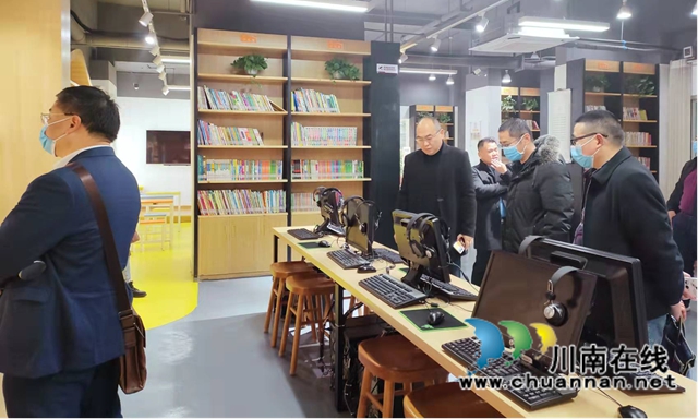 泸县教体局社区教育考察团一行到龙马潭区鱼塘街道交流社区教育(图2)