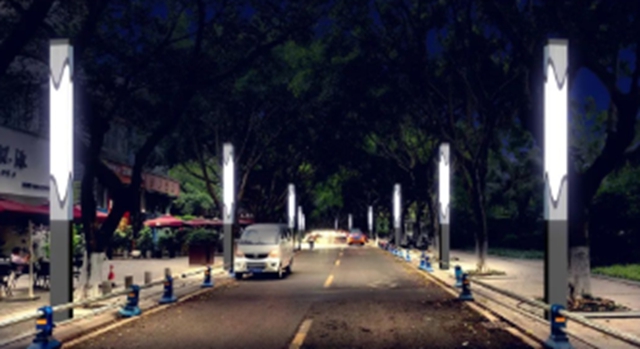 泸州滨江路庭院灯恢复重建项目动工了！(图4)
