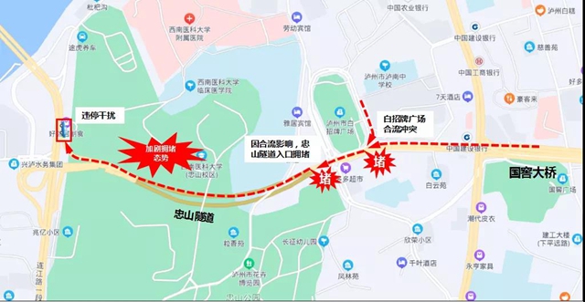 泸州国窖大桥沿线，堵！微堵改造这样走(图2)