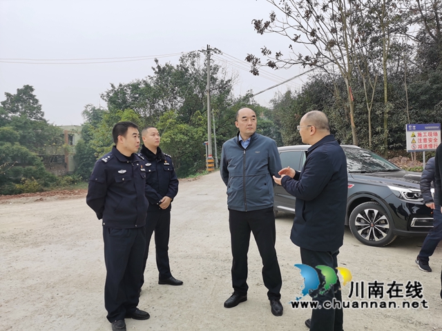 陈晓峰到立石镇督导安全稳定工作
