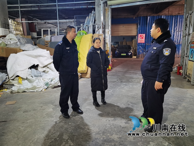 龙马潭区红星街道天立社区开展消防安全专项检查